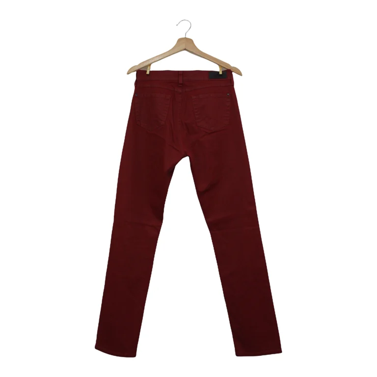 Jeans ciré Angels rouge 