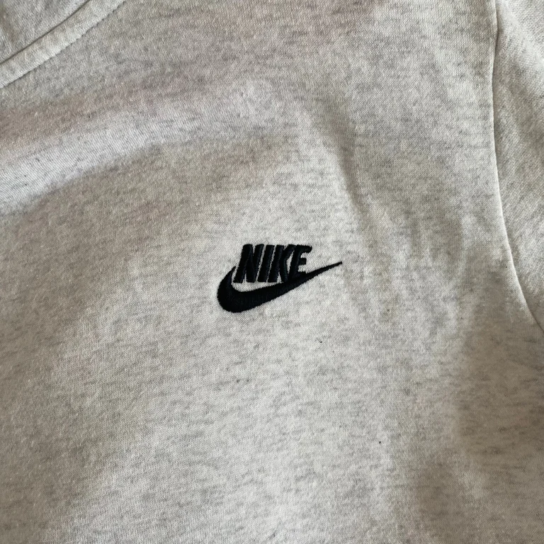 Hoodie Nike Col Cheminée Gris