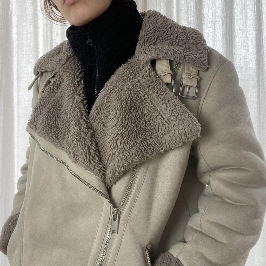 Faux leather jacket 