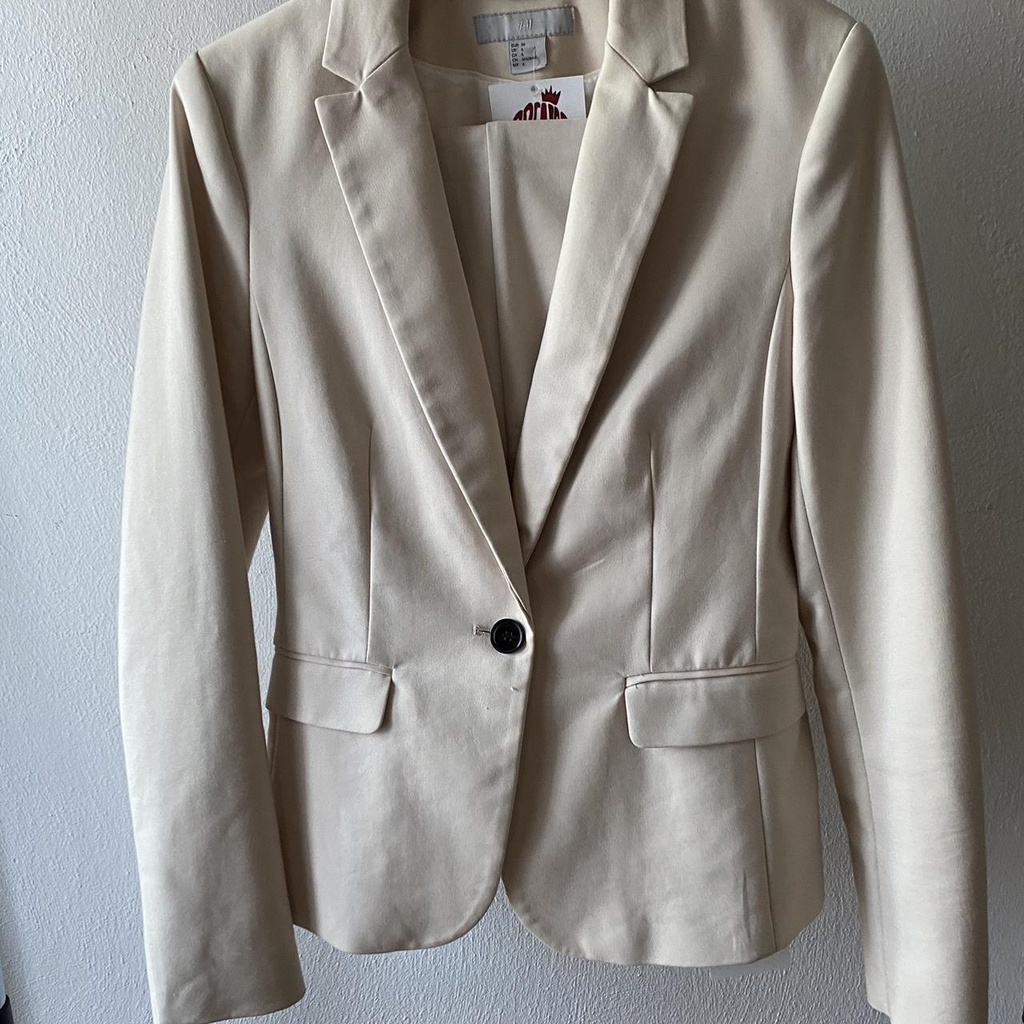 Veste costume crème