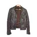 Veste en cuir Mango
