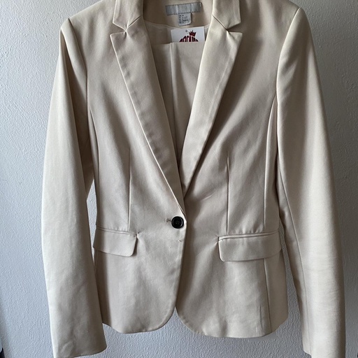 Veste costume crème