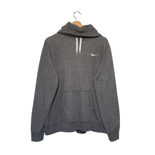 Hoodie Nike Col Cheminée Gris