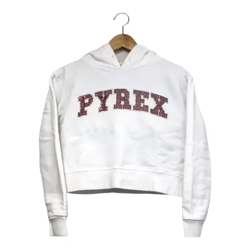 Hoodie Pyrex à strass